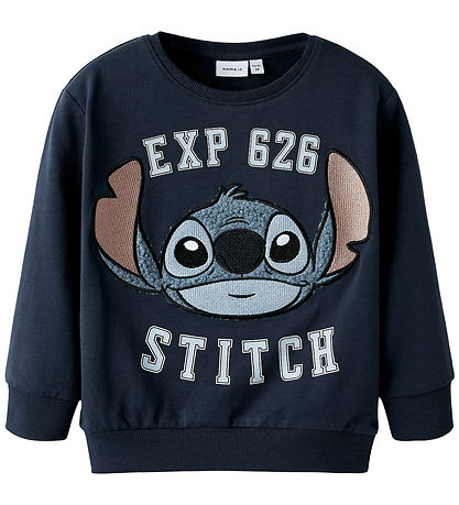 Sweat-shirt Name It - NmmOnur - Stitch - Marine Blazer Sweat-shirt Name It - NmmOnur - Stitch - Marine Blazer