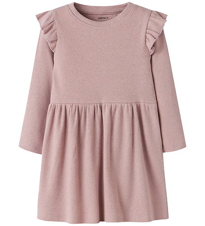 Robe Name It - Rib - NmfSiclo - Glitter - Souvenir Lilac Robe Name It - Rib - NmfSiclo - Glitter - Souvenir Lilac