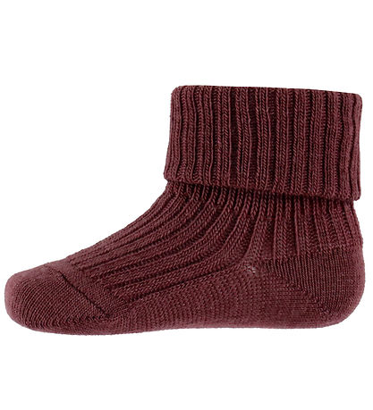 Chaussettes MP - Laine - Rib - 3 Pack - Rose Dust Chaussettes MP - Laine - Rib - 3 Pack - Rose Dust
