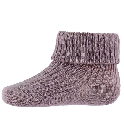 Chaussettes MP - Laine - Rib - 3 Pack - Rose Dust Chaussettes MP - Laine - Rib - 3 Pack - Rose Dust