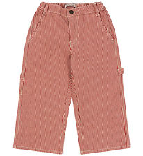 Konges Sløjd Trousers - Denim - Luc - Milk Rouge Stripe Konges Sløjd Trousers - Denim - Luc - Milk Rouge Stripe