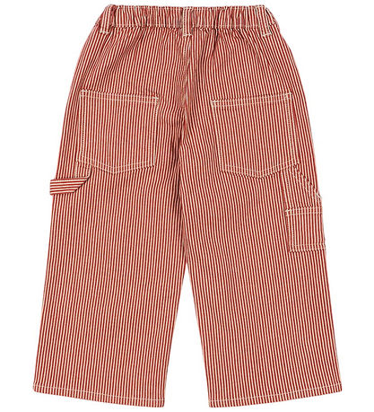 Konges Sløjd Broek - Denim - Luc - Melk Rouge Stripe