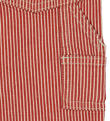Konges Sløjd Broek - Denim - Luc - Melk Rouge Stripe
