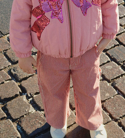 Konges Sløjd Broek - Denim - Luc - Melk Rouge Stripe