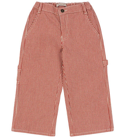 Konges Sløjd Broek - Denim - Luc - Melk Rouge Stripe
