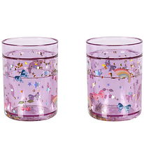 Konges Sløjd Glitter cups - 2-Pack - Rainbow Twinkle