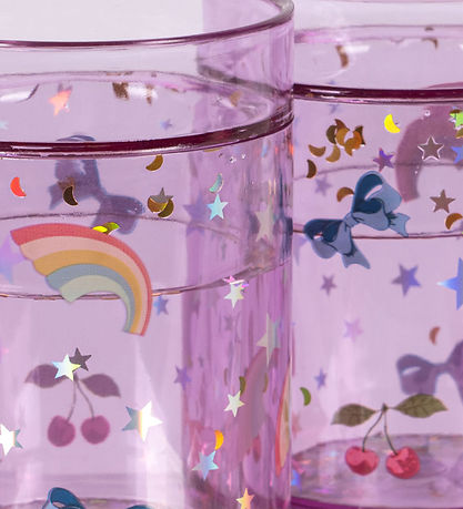 Konges Sløjd Glitter cups - 2-Pack - Rainbow Twinkle