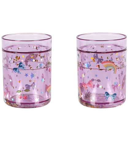 Konges Sløjd Glitter cups - 2-Pack - Rainbow Twinkle