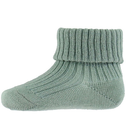 MP 양말 - 울 - 리브 - 수련잎 MP 양말 - 울 - 리브 - 수련잎