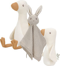 Little Dutch Gåvoset - 3 Delar - Stickad - Kanin/Änder - Vit Little Dutch Gåvoset - 3 Delar - Stickad - Kanin/Änder - Vit