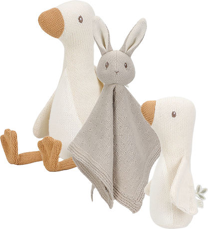 Little Dutch Gift Box - Knitted - Rabbit & Ducks - White Little Dutch Gift Box - Knitted - Rabbit & Ducks - White