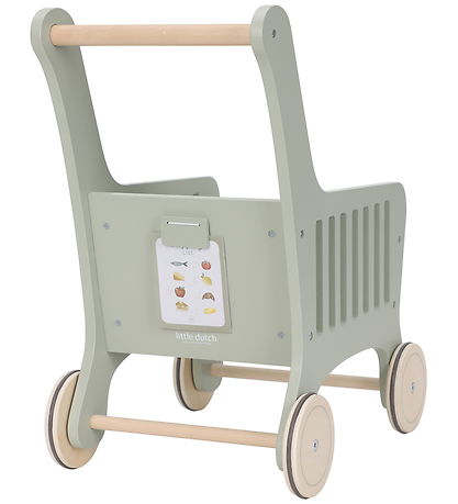 Little Dutch Go Shopping Trolley - 14 Parts - Green Little Dutch Go Shopping Trolley - 14 Parts - Green