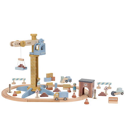 Little Dutch Crane set w. Railway - Multi