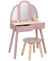 Little Dutch Wooden dressing table - Pink Little Dutch Wooden dressing table - Pink
