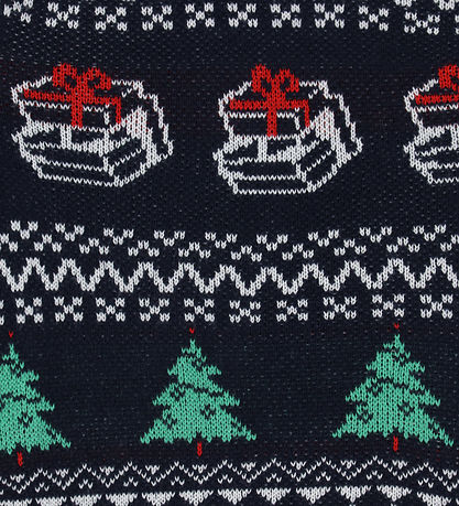 Jack & Jones Blouse - Knitted - JjxMas - Andrew - Sky Captain/w.