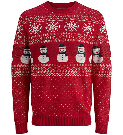 Jack & Jones Blouse - Knitted - JjxMas Andrew - True Red