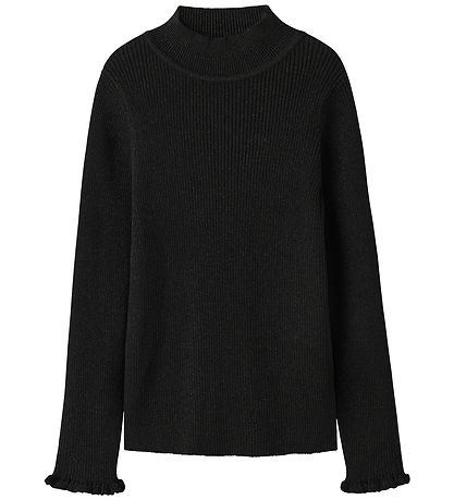 Blouse Name It - Rib - Glitter - NkfRiaglitter - Noir