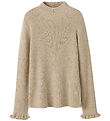 Name It Blouse - Rib - Glitter - NkfRiaglitter - Cement Name It Blouse - Rib - Glitter - NkfRiaglitter - Cement