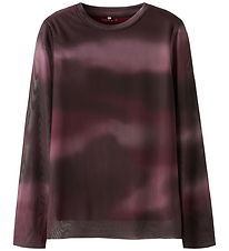 Name It Blouse - Mesh - NkfRopea - Burgundy Name It Blouse - Mesh - NkfRopea - Burgundy