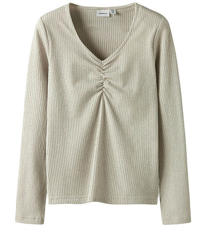 Name It Blouse - NkfSabi - Cement Name It Blouse - NkfSabi - Cement
