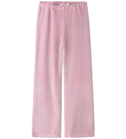 Name It Trousers - NkfVeloa - Velvet - Keepsake Lilac