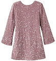 Name It Dress - NkfRusitta - Keepsake Lilac/Black Bow