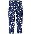 Name It Leggings - NmfDavina - AOP - Beacon Blue/Swans