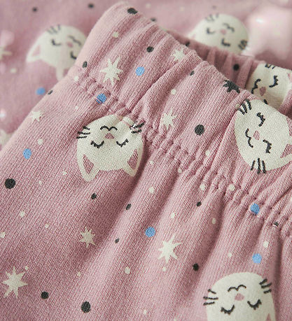 Name It Leggings - NmfDavina - AOP - Keepsake Lilac/Yin Yang Cat