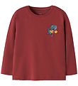 Name It Blouse - NmmVux - Burnt Russet/Dino Basket Name It Blouse - NmmVux - Burnt Russet/Dino Basket