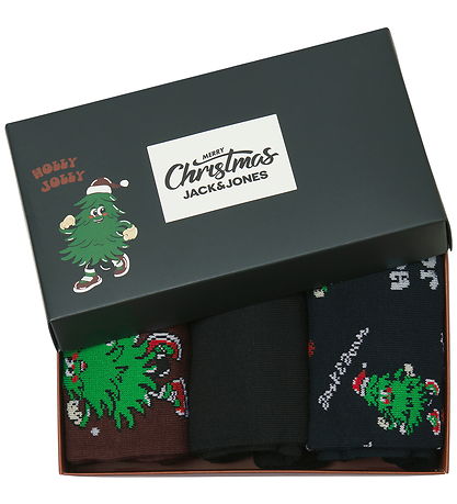 Jack & Jones Geschenkbox - Socken - JacJolly - Weinprobe/Dark n