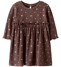Name It Dress - Rib - NbfSoho - Peppercorn