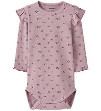 Name It Romper l/s - Rib - NbfSoho - Aandenken Lilac