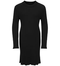 Kids Only Jurk - Gebreid - Rib - KogBianka - Black