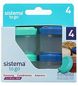 Sistema container -To Go - 4-Pack - Blue/Green