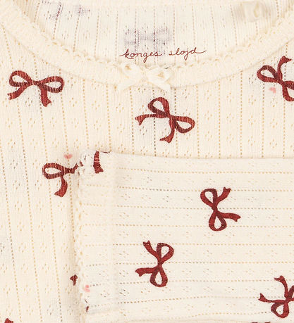 Body m/l Konges Sløjd - Minnie - Bow Rouge av. Pointelle Body m/l Konges Sløjd - Minnie - Bow Rouge av. Pointelle
