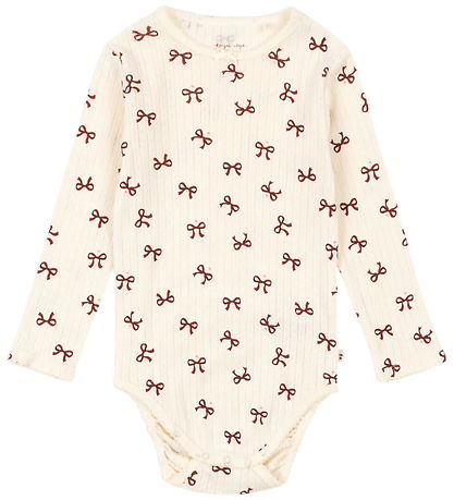 Body m/l Konges Sløjd - Minnie - Bow Rouge av. Pointelle Body m/l Konges Sløjd - Minnie - Bow Rouge av. Pointelle