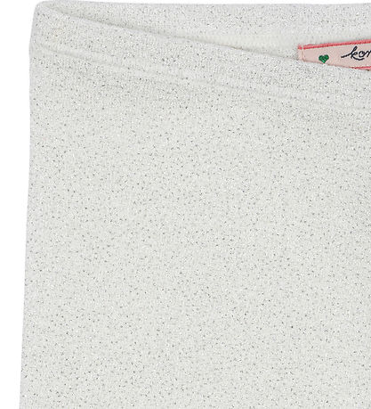 Leggings Konges Sløjd - Lola - White Glitter Leggings Konges Sløjd - Lola - White Glitter