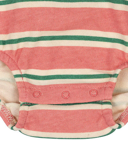 Konges Sløjd Polo body l/s - Spotty - Blush Bound Stripe