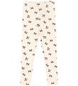 Konges Sløjd Leggings - Minnie - Bow Rouge w. Pointelle Konges Sløjd Leggings - Minnie - Bow Rouge w. Pointelle