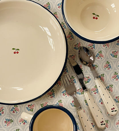 Konges Sløjd Kinderbesteck - Navy Dots