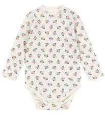 Konges Sløjd Bodysuit l/s - Minnie - Verona Blues w. Pointelle Konges Sløjd Bodysuit l/s - Minnie - Verona Blues w. Pointelle