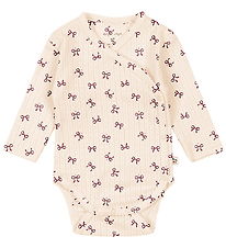 Konges Sløjd Wrap Bodysuit l/s - Minnie - Bow Rouge Konges Sløjd Wrap Bodysuit l/s - Minnie - Bow Rouge