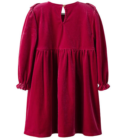 Name It Kleid - Velours - NmfRinne - Jester Red