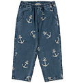 Konges Sløjd Trousers - Denim - Magot - Anchor Aug Konges Sløjd Trousers - Denim - Magot - Anchor Aug