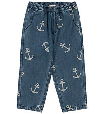 Konges Sløjd Trousers - Denim - Magot - Anchor Aug Konges Sløjd Trousers - Denim - Magot - Anchor Aug