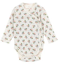 Konges Sløjd Wrap Bodysuit l/s - Minnie - Verona Blues Konges Sløjd Wrap Bodysuit l/s - Minnie - Verona Blues
