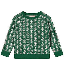Fliink Blouse - Knitted - Viscose blend - Benna - Hunter Green