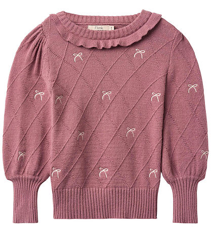 Fliink Blouse - Knitted - Viscose blend - Alon - Ash Rose