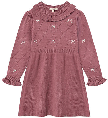 Fliink Kleid - Strick - Viskosemischung - Alon - Ash Rose