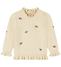 Fliink Blouse - Gebreid - Viscosemix - Alon - Sandshell